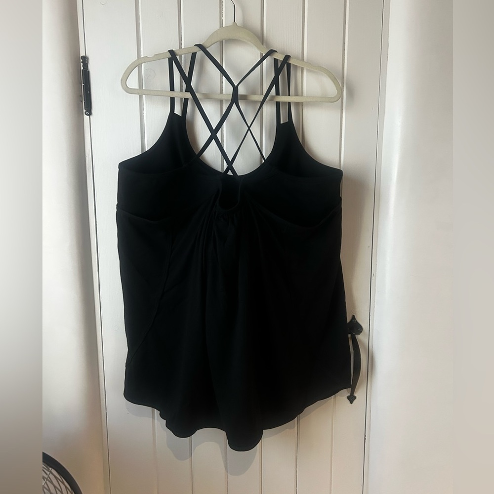 Torrid Black Workout Top With Built-in Bra